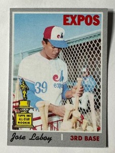 1970 Topps # 238 Jose Laboy Montreal Expos -EXNM