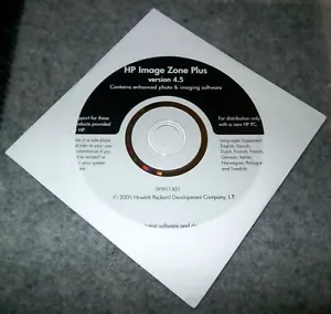 2005 HP Image Zone Plus Disc | NEW & UNUSED | Version 4.5 | 393911-B21 - Picture 1 of 2