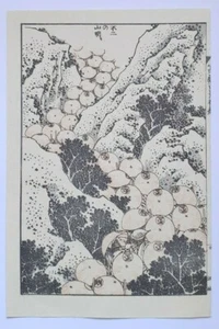 HOKUSAI Fuji 100 Views Fuji Print of Japanese Woodblock Woodcut Pilgrims Fujisan - Picture 1 of 2