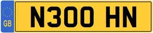 HN OHN 30 DREISSIG INITIALEN privates geschätztes Kennzeichen 300 - Bild 1 von 1