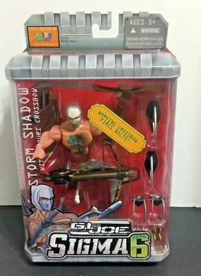 GI JOE SIGMA 6 Hasbro 2005 STORM SHADOW CON BALLESTA SHOURI 82323 Cobra b15 Foto 1 de 4