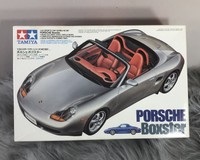 Porsche Boxster Model Kit by Tamiya 1/24 Scale open box complete