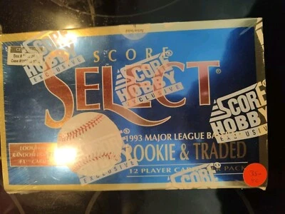 1993 Score Select Rookie & Traded Hobby Box Baseball Sealed - Image 1 of 3