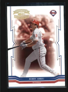 BOBBY ABREU 2005 DONRUSS THROWBACK THREADS #53 PARALLEL #027/100 AF6555 - Picture 1 of 1