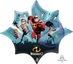 Disney's Pixar INCREDIBLES 2 Heliumfolie Ballon Partyware Dekoration 14 Zoll - Bild 1 von 1