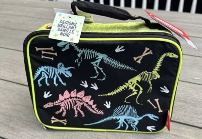 Thermos Glow-In-The-Dark Dinosaurs Kids Lunch Box Antimicrobial Insulated - Image 1 of 2