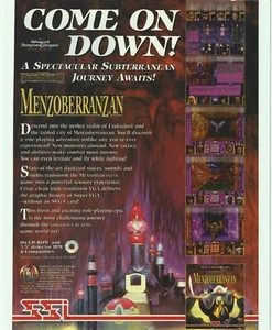 Menzoberranzan Print Ad/Poster Art PC Big Box - Picture 1 of 2