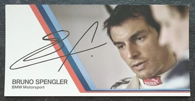 A46 Bruno Spengler BMW Motorsport Autogrammkarte Druck signiert - Bild 1 von 2