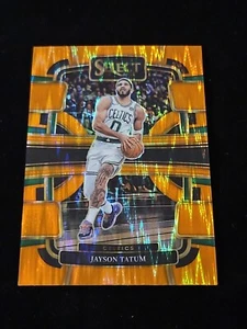 Baloncesto Panini Select 2023-24 Jayson Tatum Concourse Orange Flash #45 Celtics - Imagen 1 de 3