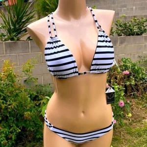 Lost Bikini Set NWT Hipster Y2K Inspired Top And Bottom Set XS - Picture 1 of 4