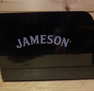 JAMESON IRISH WHISKEY HEAVY BLACK ACRYLIC NAPKIN & STRAW HOLDER BAR CADDY *NEW* - Picture 1 of 3