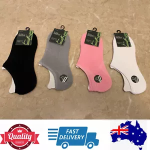4 pairs Top Quality women Bamboo Socks Footlet socklet, Size 2-8 or 6-11,AU stoc - Picture 1 of 14