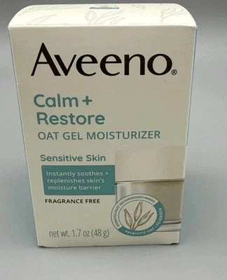 Aveeno Calm and Restore for Sensitive Skin, Oat Gel Moisturizer - 1.7oz - Image 1 of 3