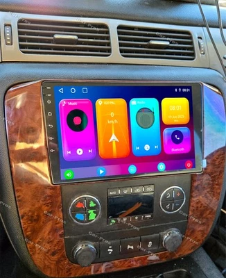 Radio estéreo de auto para GMC Yukon Chevy Tahoe Suburban Android 13 Apple Carplay GPS Foto 1 de 4