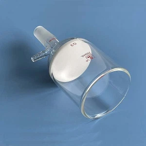 Beaker Laboratory filter Chemistry glassware funnel Lab 30-500ml perforated G3 - Picture 1 of 18