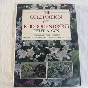 Vintage Cultivation of Rhododendrons By Peter Cox Hard Cover Book w/ Dust Jacket - Picture 1 of 9