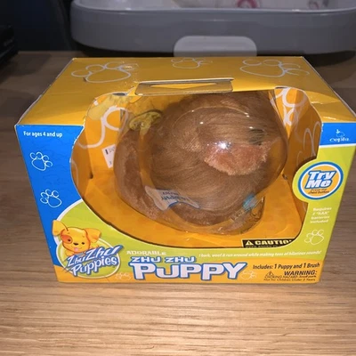 2010 Zhu Zhu Puppy Pets Murphy Cepia Barking Plush Toy - image 1 of 4