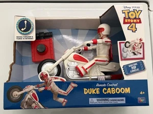 🔥💨🔥 NEW Disney Pixar Toy Story 4 Duke Caboom Remote Control Motorcycle 🏍️ 🔥 - Picture 1 of 8