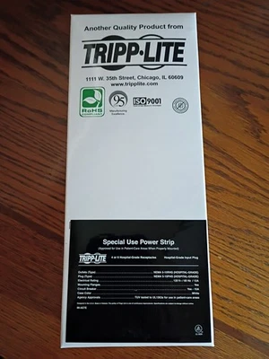 Tripp-Lite PS-402-HG-OEM Hospital Grade Outlets UL 1363A Surge Protector Lot 10 - Image 1 of 3