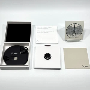 Oura Ring Gen 3 Size 10 Silver Activity Sleep Tracker Used Tested Working - Picture 1 of 6
