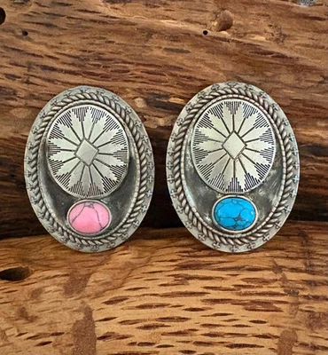 Bufanda de trapo salvaje floral plateada hecha a mano con piedra de ágata - Diseño personalizado Foto 1 de 4