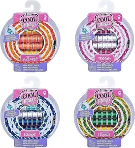 KumiKreator Confezione da 4 (128 Bobine) Bracciale Collana Amicizia Perline e Treccia... - Foto 1 di 10