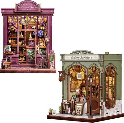 Book Nook Kit DIY Miniature Dollhouse Booknook Kit for Adults and Teens Tiny - Image 1 of 4