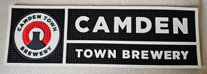 CAMDEN TOWN BREWERY RUBBER BAR RUNNER/DRIP MAT 49cm x 15.5cm - Picture 1 of 3