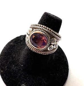 Judith Ripka Sterlingsilber Amethyst Ring Gr. 6 - Bild 1 von 5