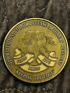 RARA MONEDA DE ESTUDIANTE INTERNACIONAL 4o Batallón 6o Regimiento de Artillería de Defensa Aérea - Imagen 1 de 3