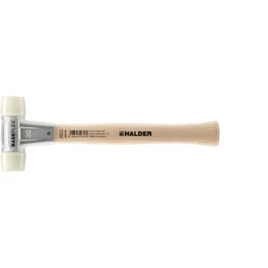 BASEPLEX-Schonhammer mit Zinkdruckguss-Gehäuse und Holzstiel, Ø 30, Nylon - Bild 1 von 1