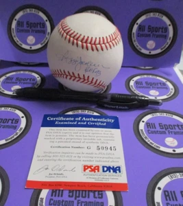 Reggie Jackson Yankees HOF 1993 Autographed Rawlings Baseball PSA COA #G50945 - Picture 1 of 12
