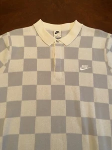 NIKE KNIT POLO MENS SIZE L WHITE CASUAL POLO SHORT SLEEVE NEW FN3422-133 NEW SW - Picture 1 of 11