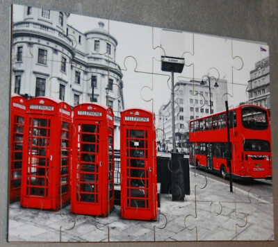 96 piece wooden Puzzle Jigsaw personalised with your photo logo & text, gift - Image 1 of 4