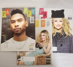 3 PAPER Magazine Lot 2013-2014 Amy Poehler Chelsea Handler Miguel Angel Haze - Picture 1 of 10