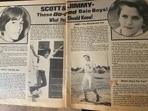 Scott Baio, Two Page Vintage Clipping, aa - Picture 1 of 1