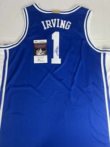 Kyrie Irving Autographed Duke Blue Devils signed Basketball jersey - JSA COA! - Picture 1 of 3