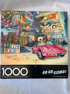 1984 Gizmo 1000 Pc Gremlins Jigsaw Puzzle Springbox 24X30 COMPLETE GO GO GIZMO! - Picture 1 of 7
