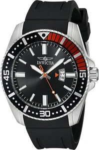 Reloj de cuarzo para hombre Invicta 21392 Pro Diver negro y naranja - Imagen 1 de 3