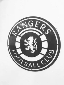 Rangers FC  Metal Wall Art | Premium Football Fan Decor | 28” / 70 cm - Bild 1 von 2