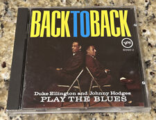 DUKE ELLINGTON & JOHNNY HODGES PLAY THE BLUES BACK TO BACK CD. 823 637-2