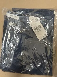 Jeans MNG By Mango Wideleg con cuciture decorative taglia USA 4, EUR 36/nuovo - Foto 1 di 4