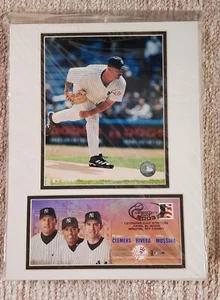 2003 YANKEES Mussina,Rivera, Clemens Matted Poster USPS Licensed DB171180492 - Picture 1 of 2