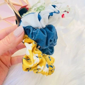 Karma Gifts Velvet Scrunchies (Set of Three) - Picture 1 of 4