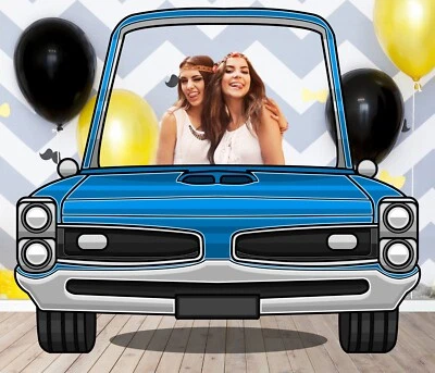 Pontiac GTO, Vehicle Theme, DIY Photo Booth Props, Non-Personalized, Multicolors - Image 1 of 4