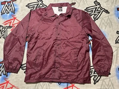 Athletic Works BLANK Maroon Jacket L Men's NOS - Image 1 of 4