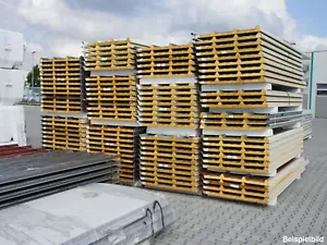 165 mm Sandwichplatten Dachpaneele Dämmplatten - 2. Wahl - Bild 1 von 5