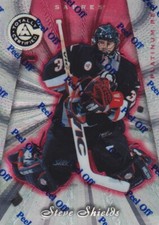 1997-98 Pinnacle Totally Certified Platinum Red #7 Steve Shields RC /4299 Sabres
