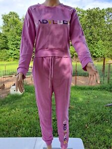 Lady Luck Young Women's Sleepwear 2pc Lavender Large 