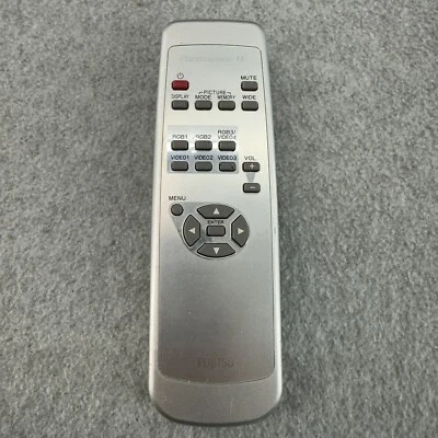 Fujitsu Plasmavision Remote Control P-RMS101-S For P50XHA30WS Silver - Image 1 of 4